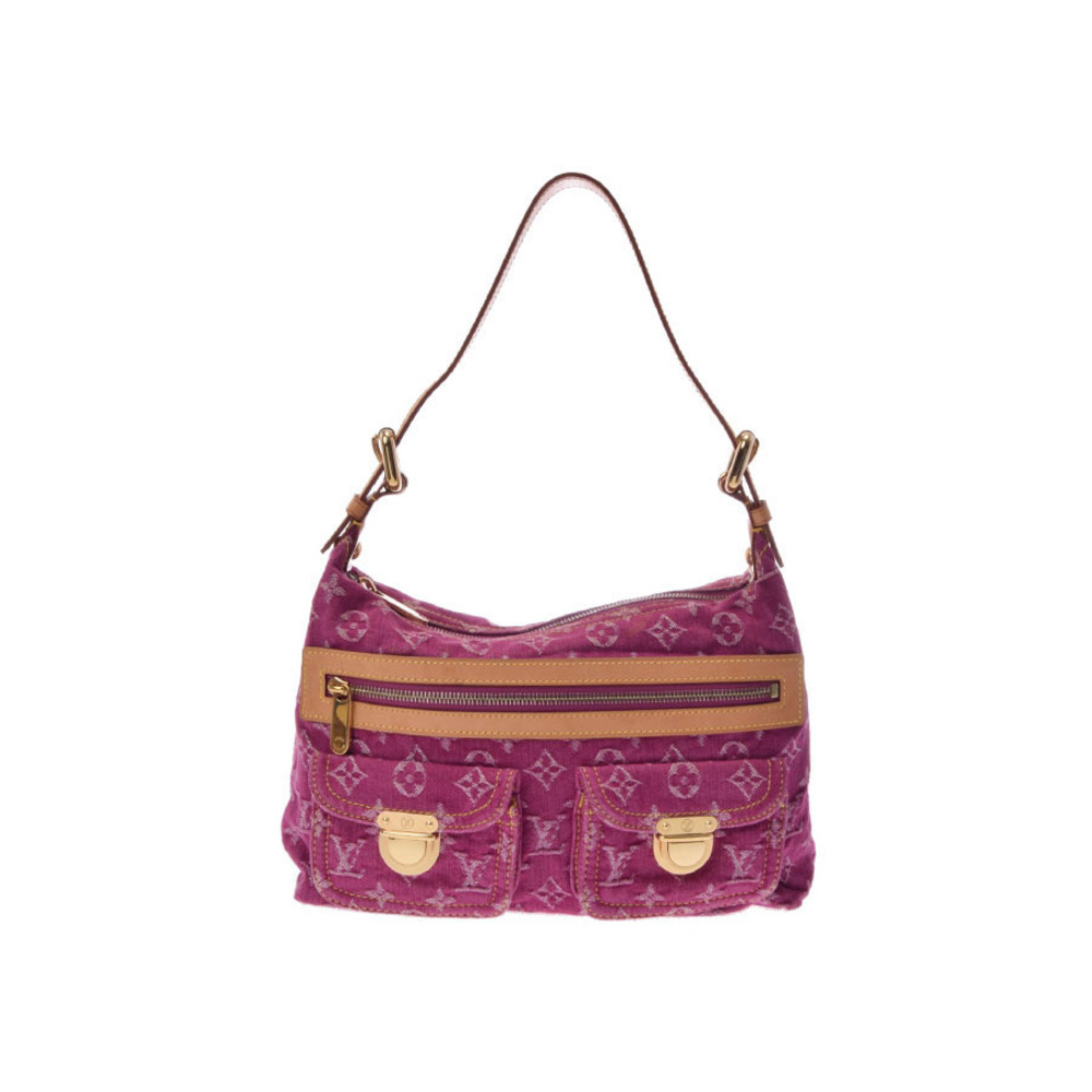 Louis Vuitton Denim Baggy Denim Pink
